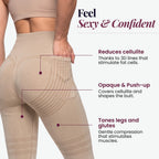 3D Pocket Legging, Beige, Feel Sexy