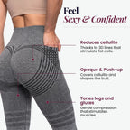 3D Pocket Legging, Grey, Feel Sexy