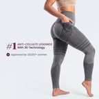 3D Pocket Legging, Grey, #1 Anti-cellulite