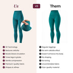3D Pocket Legging, Teal, Us vs Them