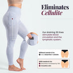 3D Pocket Legging, Light Purple, Eliminates Cellulite 2
