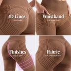 3D Pocket Legging, Chocolate Brown, 3D Lines