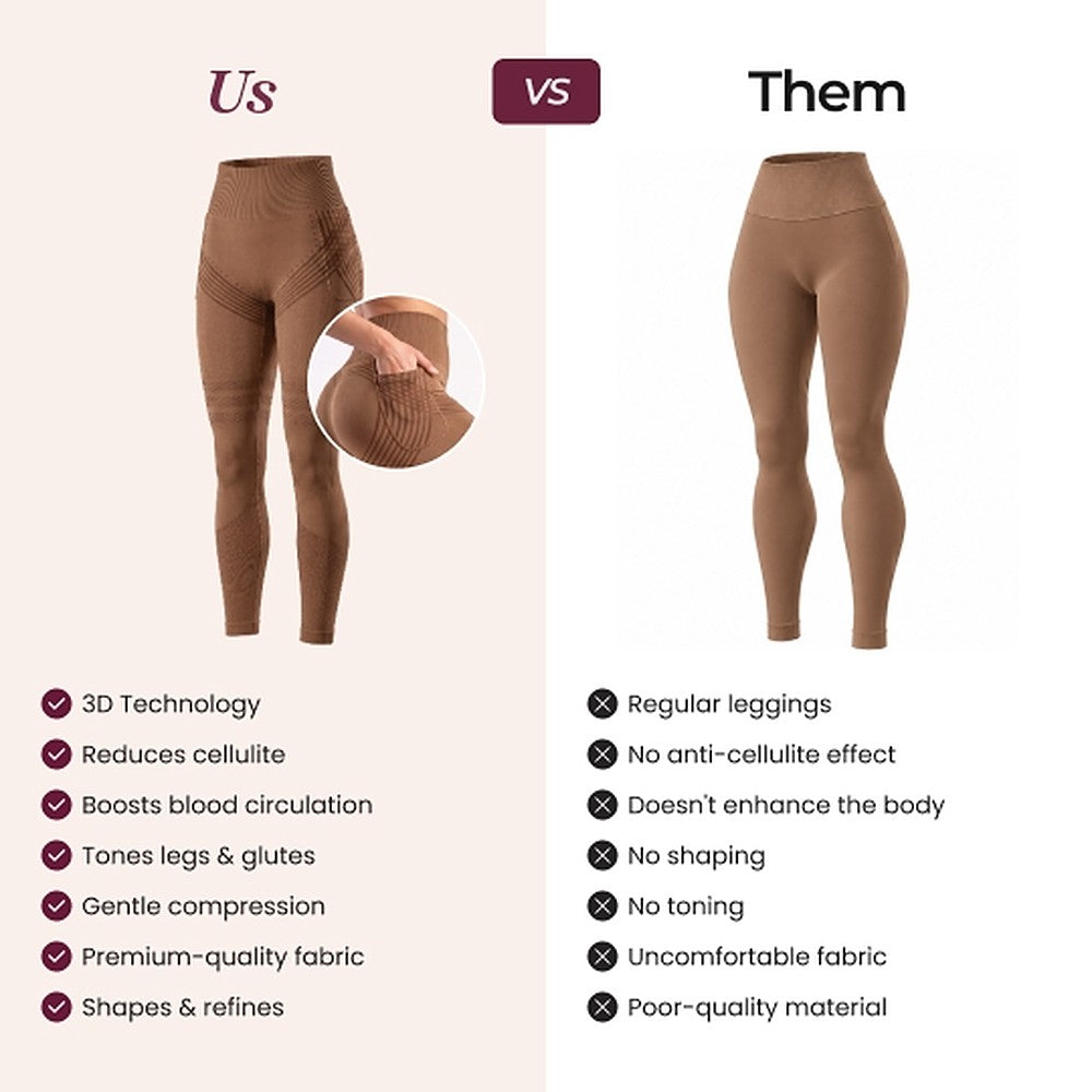 3D Pocket Legging, Chocolate Brown, Us vs Them