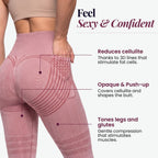 3D Pocket Legging, Blush Pink, Feel Sexy
