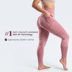 3D Pocket Legging, Blush Pink, #1 Anti-cellulite