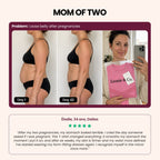 Customer review: Elodie, 34, Dallas, mother of two, on wearing the 3D Sculpting T-Shirt