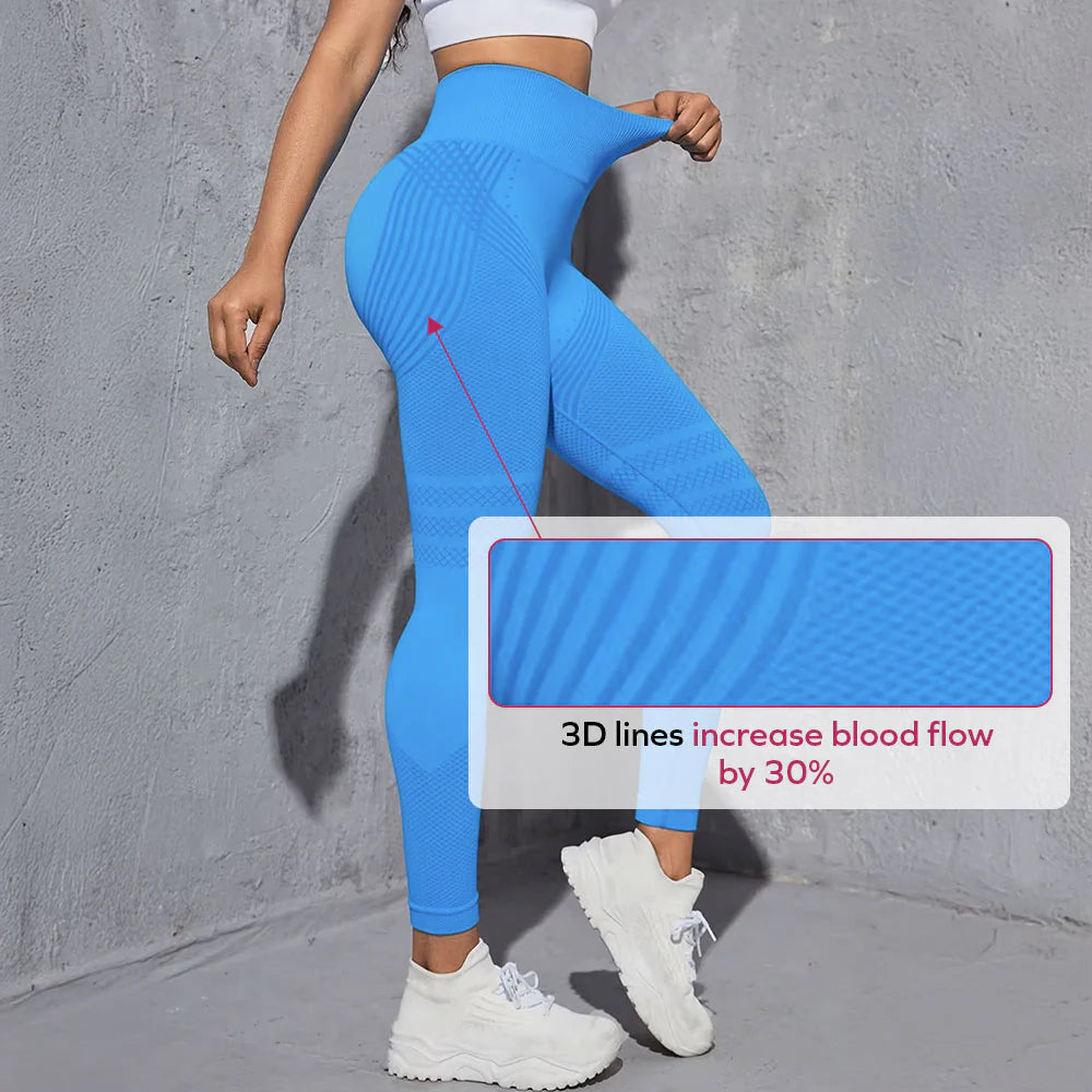 3D Legging | Blue