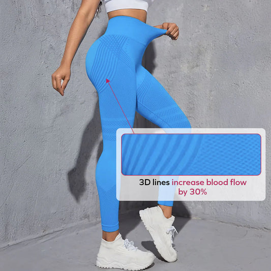 3D Legging | Blue