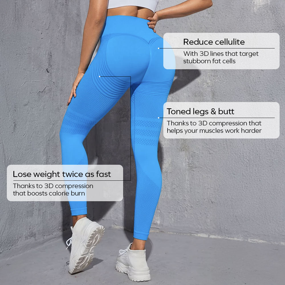 3D Legging | Blue