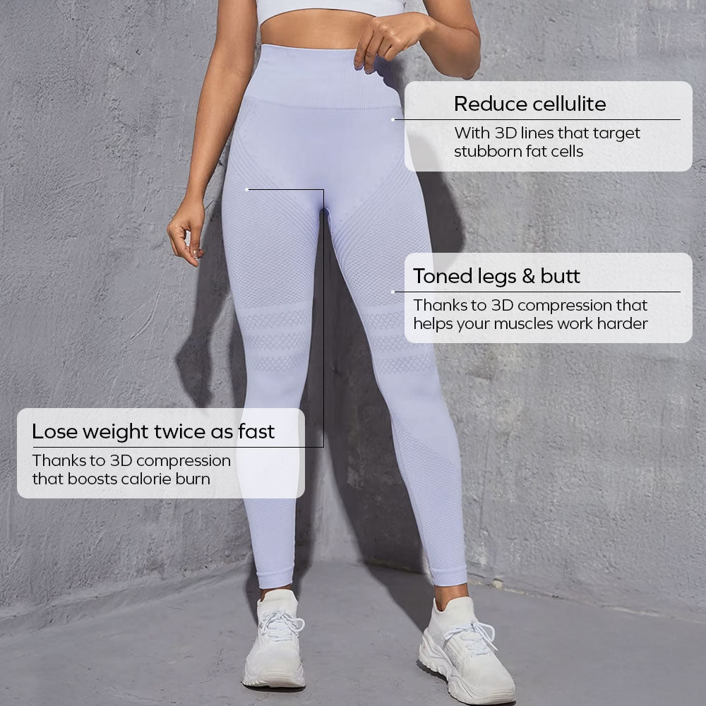 3D Legging | Light Purple