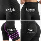 3D-shorts | Svart
