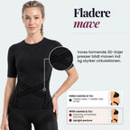 __SWATCH__Black Leonie & Co 3D Sculpting T-Shirt in black