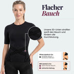 __SWATCH__Black Leonie & Co 3D Sculpting T-Shirt in black