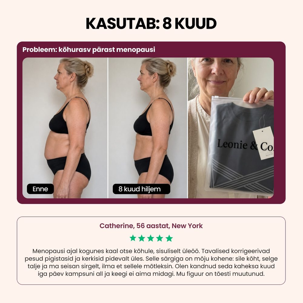 Customer review: Catherine, 56, New York, after eight months wearing the 3D Sculpting T-Shirt