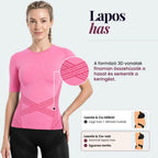 __SWATCH__Pink Leonie & Co 3D Sculpting T-Shirt in pink