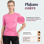 __SWATCH__Pink Leonie & Co 3D Sculpting T-Shirt in pink