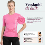 __SWATCH__Pink Leonie & Co 3D Sculpting T-Shirt in pink